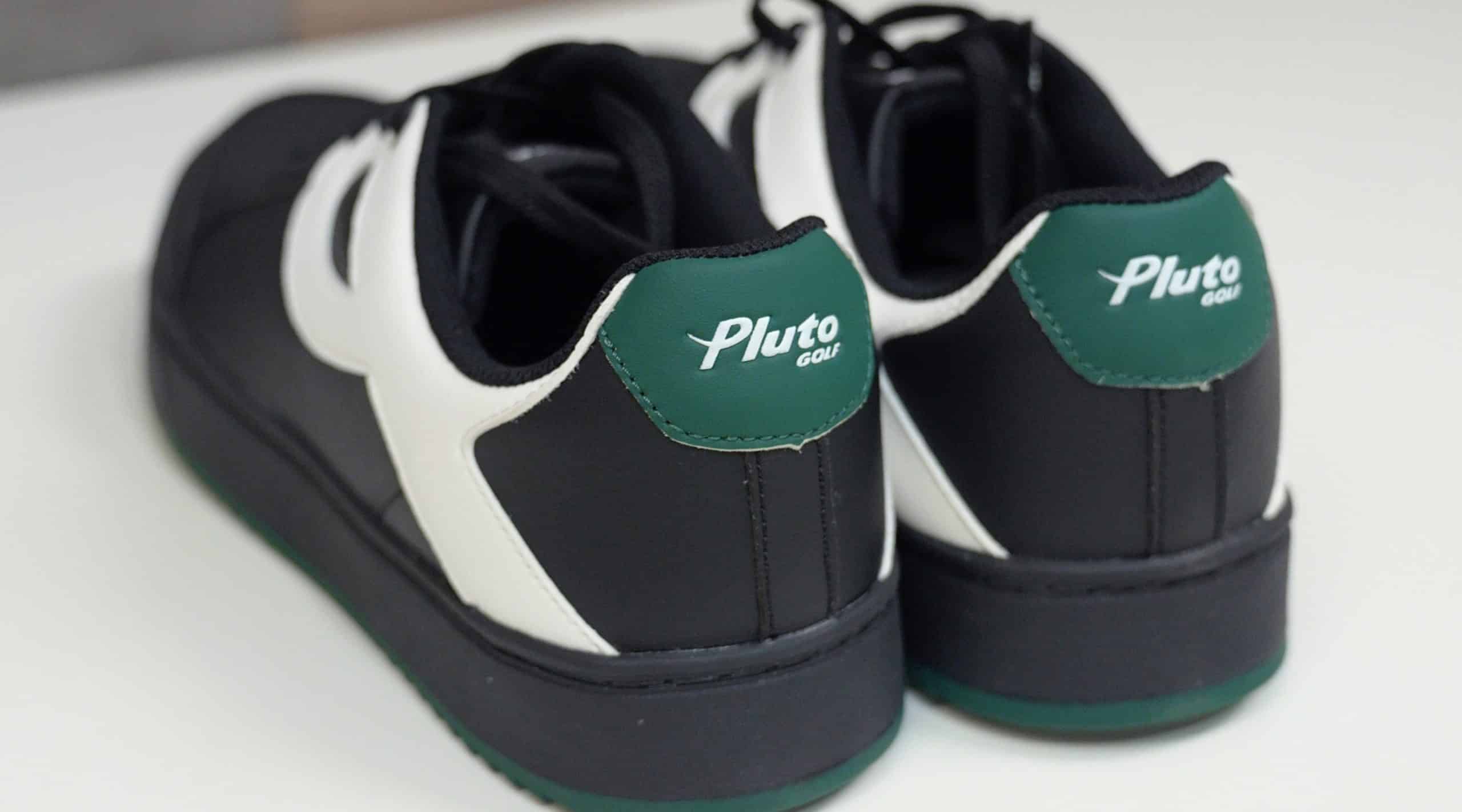 Black and white Pluto Golf sneakers