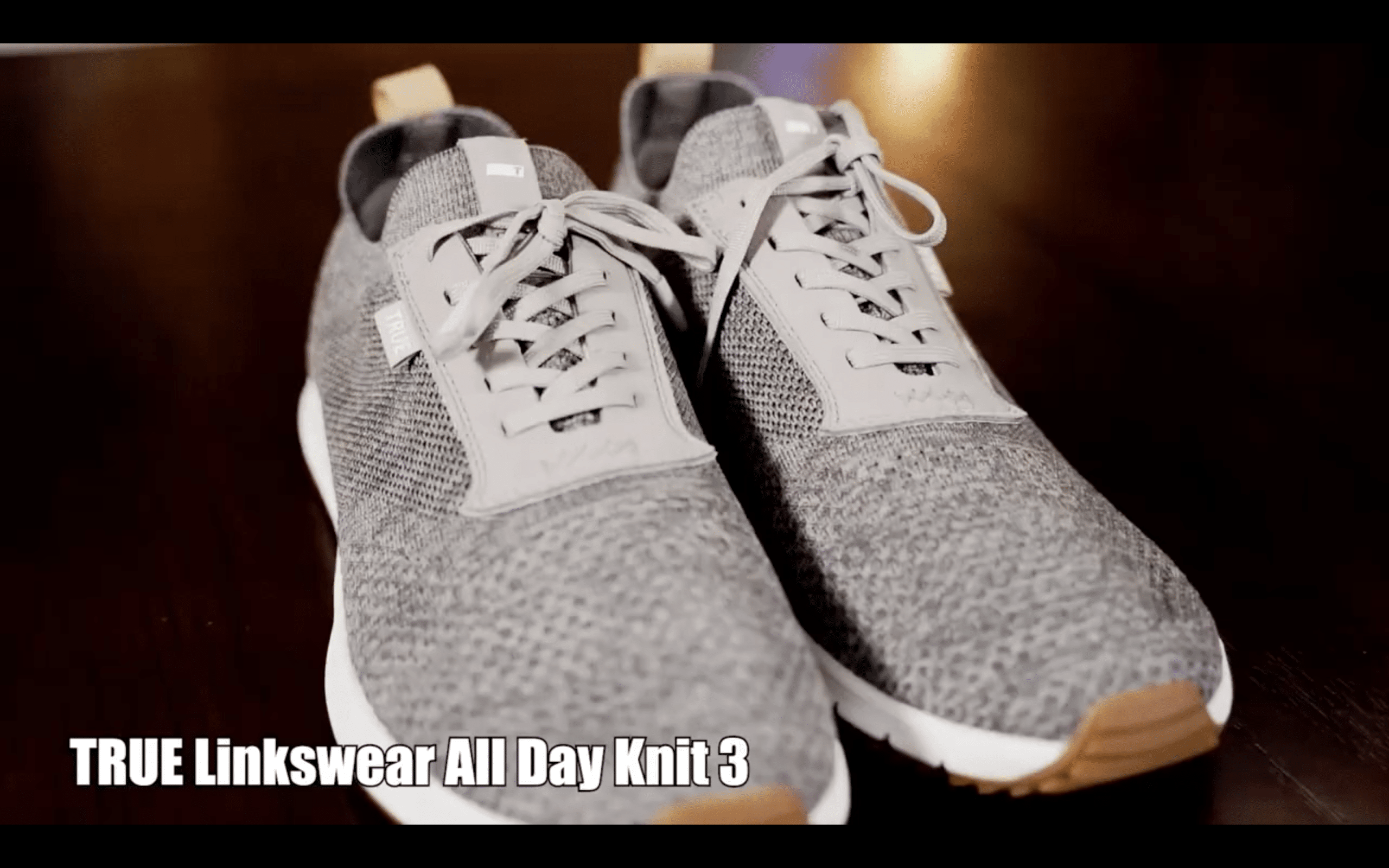 Gray TRUE Linkswear All Day Knit 3 shoes