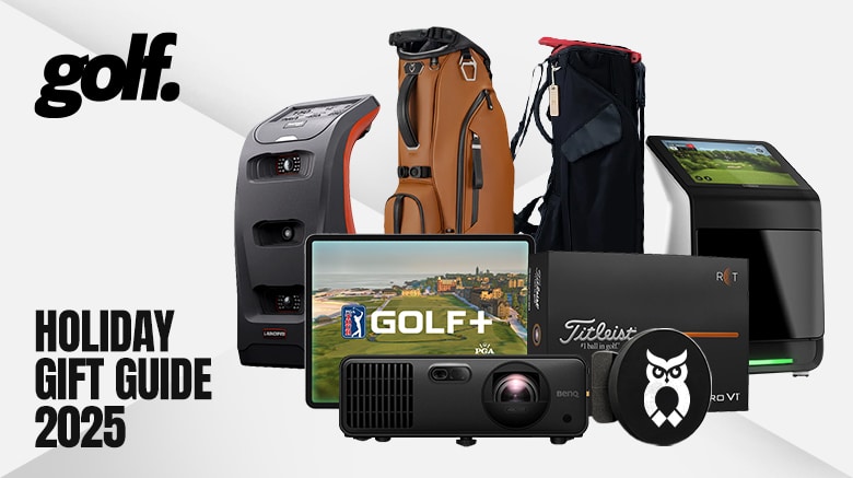 Golf holiday gift guide 2025 featuring golf gear