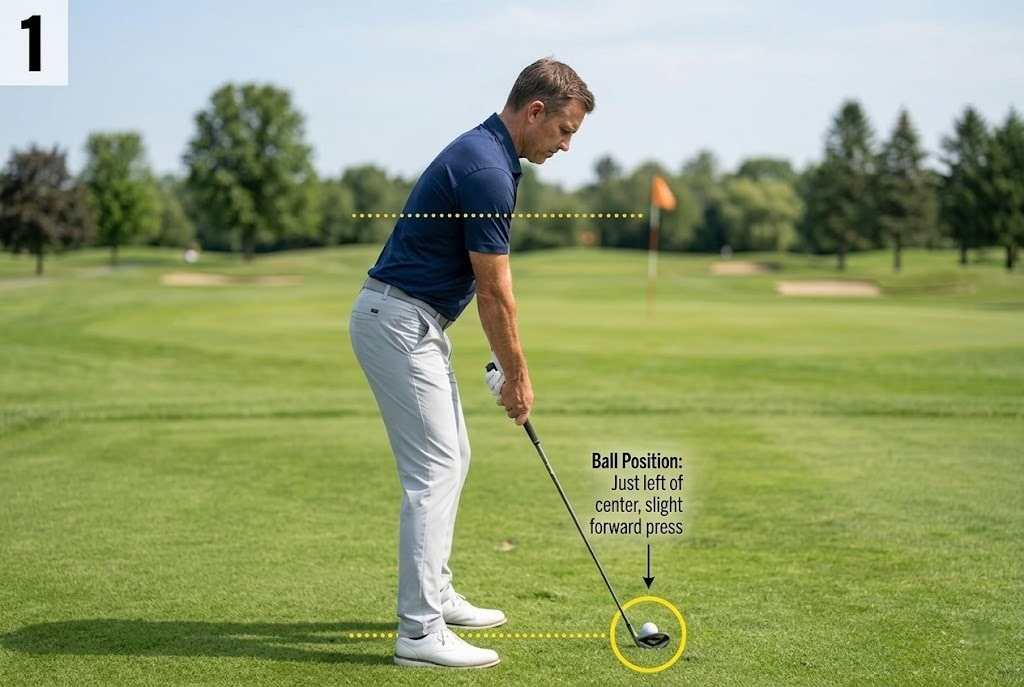 how to hit a hybrid golf club