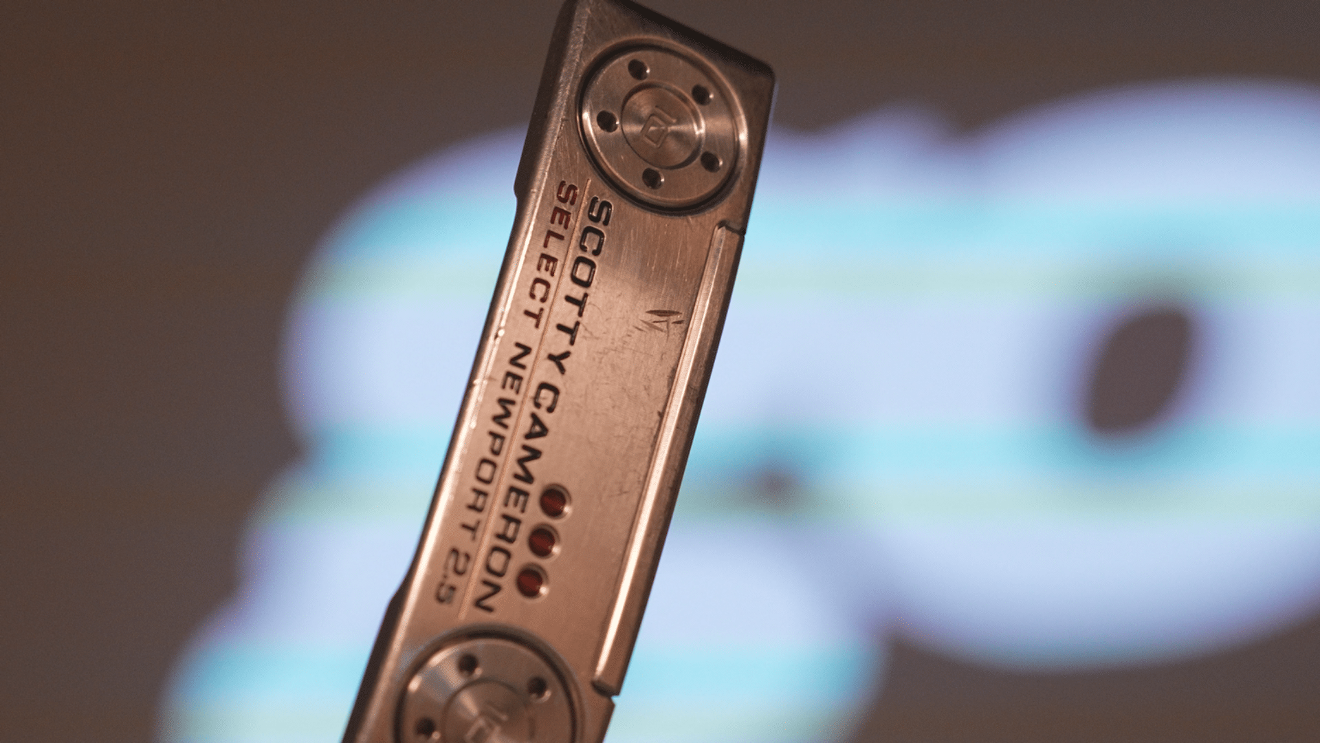 Close-up of Scotty Cameron Select Newport putter