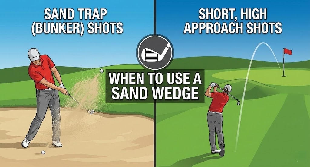 Golf tips for using a sand wedge