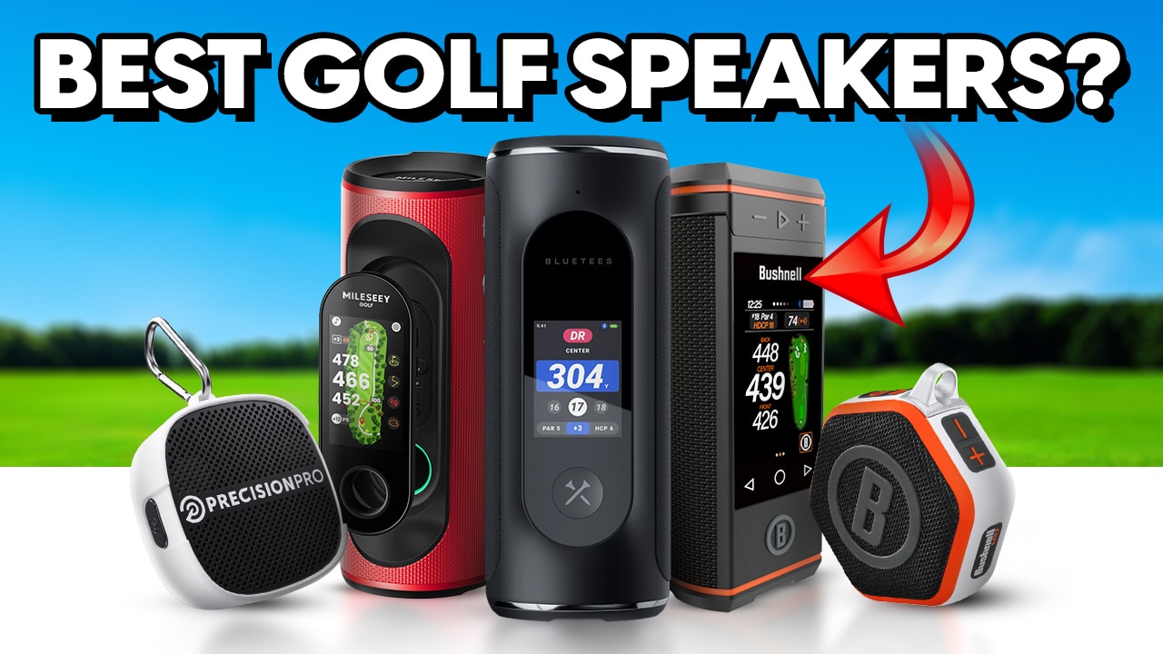 Top golf GPS speakers lineup on course