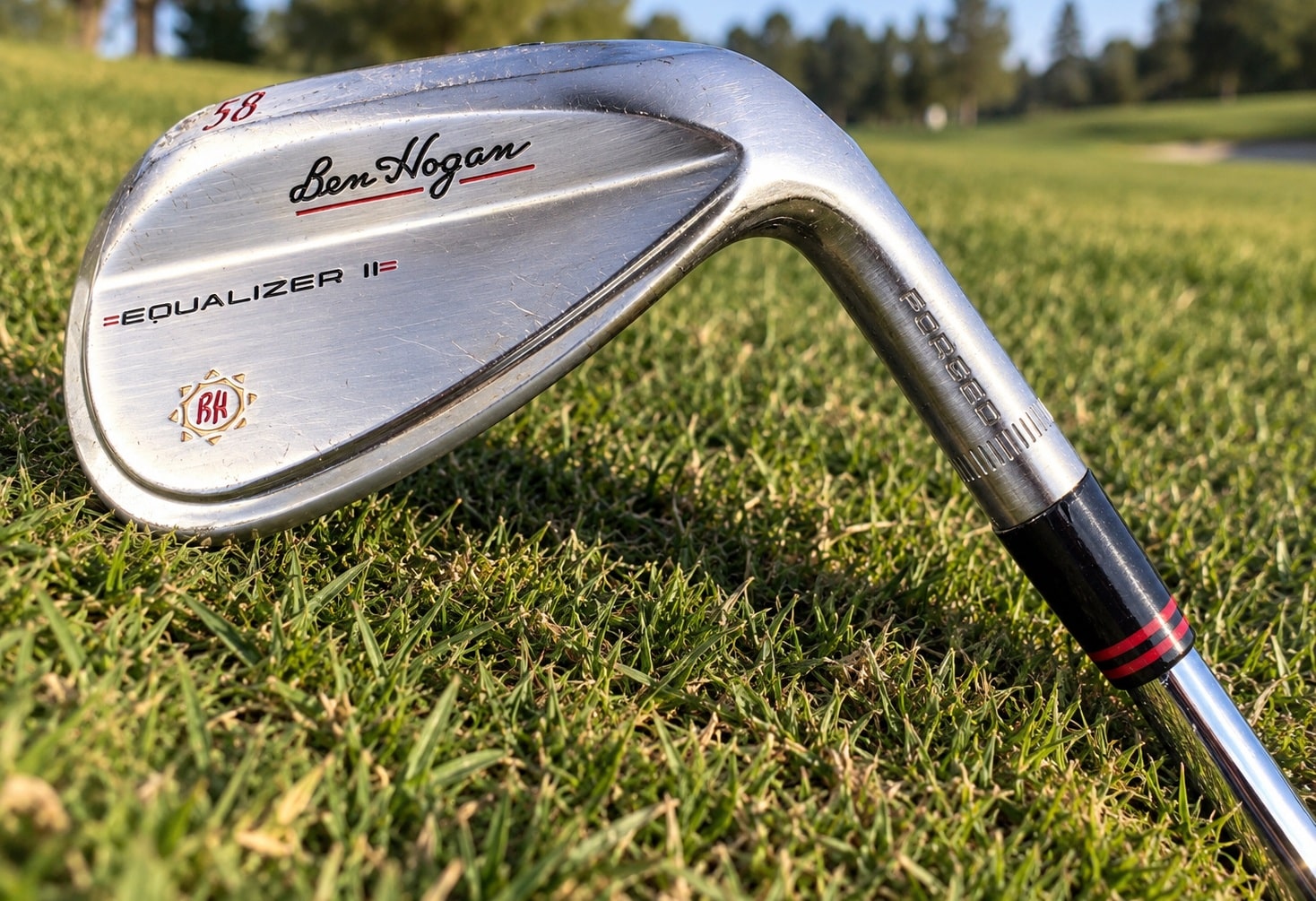Ben Hogan Equalizer II 58-degree golf wedge on grass