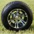 10” Bulldog Machined Golf Cart Wheels and 205/50-10 Golf Cart Tire Combo