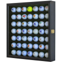 DisplayGifts Solid Wood 49 Golf Ball Display Cabinet