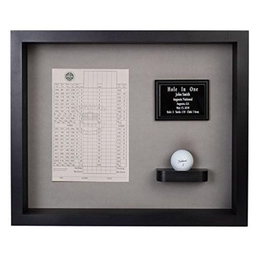 Eureka Golf Products Hole in One Shadowbox and Golf Ball Display Case