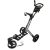 Swerve Founders Club 360 Swivel Wheel Golf Push Cart with Seat