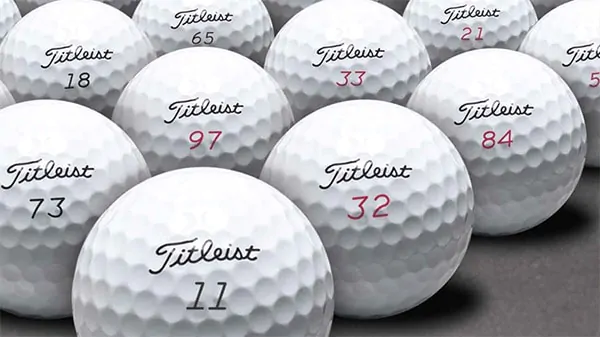 Numbers On Golf Balls